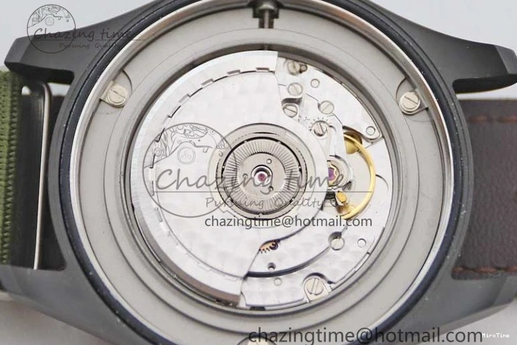 MIROTIME 0219 Packable Mark XVIII ‘TOPGUN SFTI’ Ceramic M+F Best Edition Black Dial on Green Nylon Strap 7048